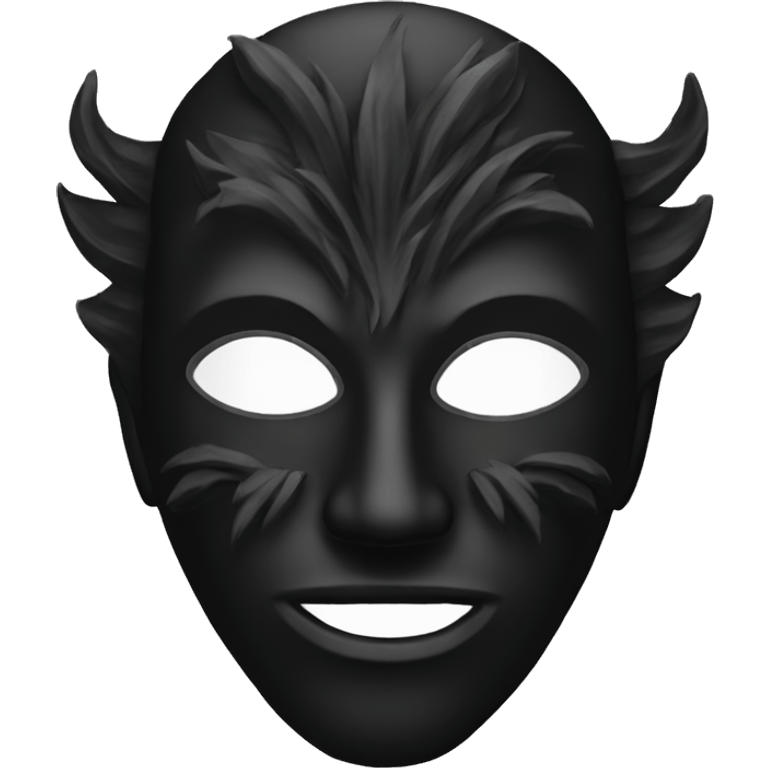 black deat mask emoji