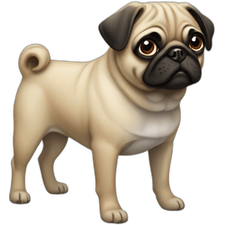 Pug dog emoji