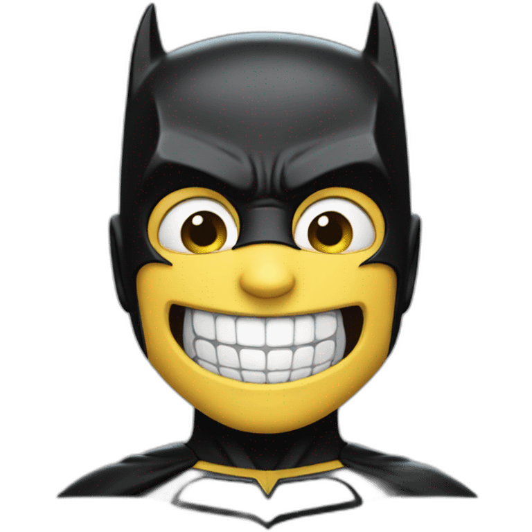 Batman who smile  emoji