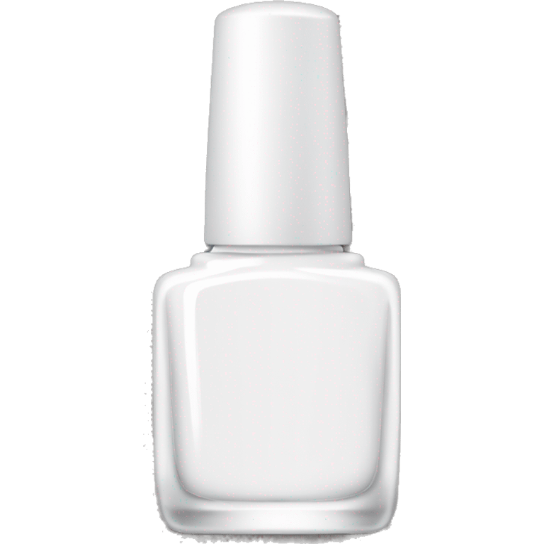 white nail polish bottle emoji