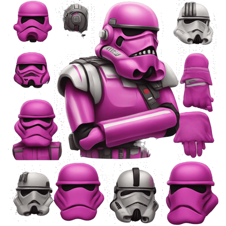 Magnet pulling 187th Magenta company Starwars emoji