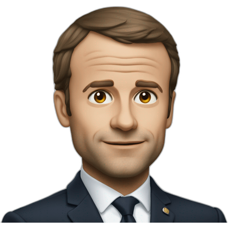 macron qui dit bonne nuit emoji