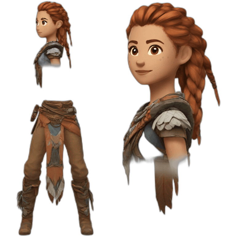 Aloy-from-Horizon-Zero-Dawn emoji