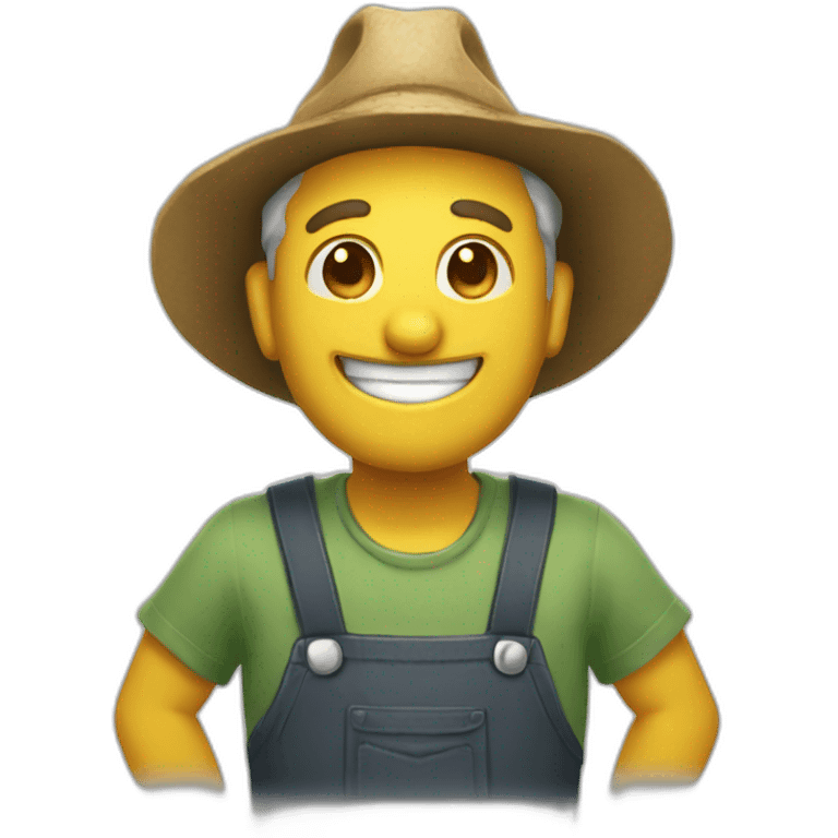 Zombier Farmer Smile emoji