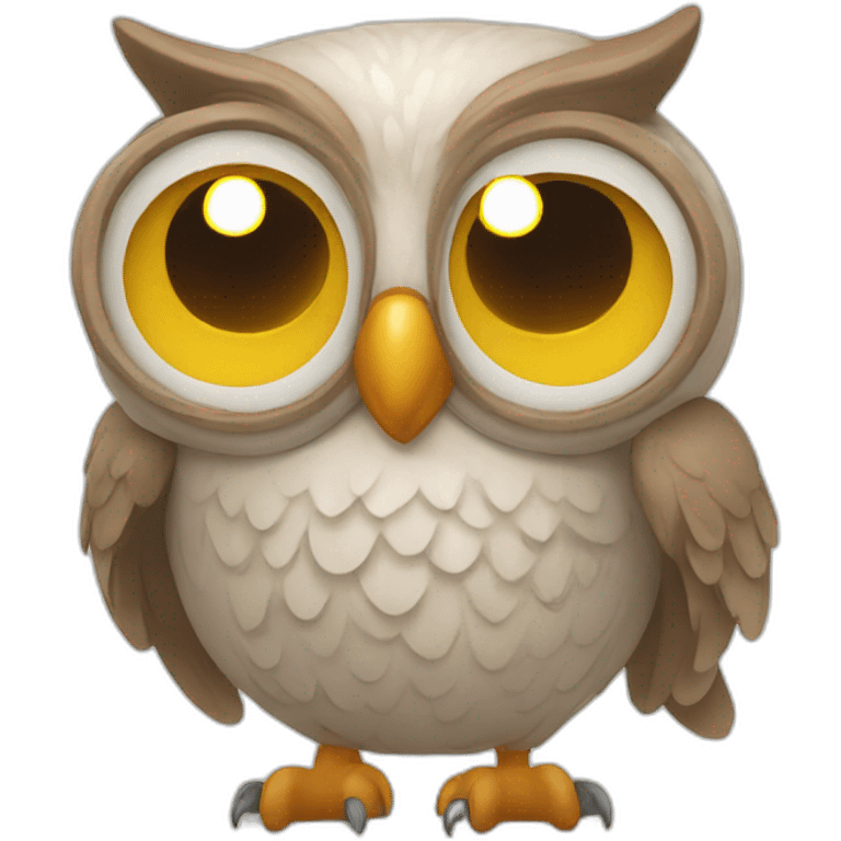 owl having fun emoji