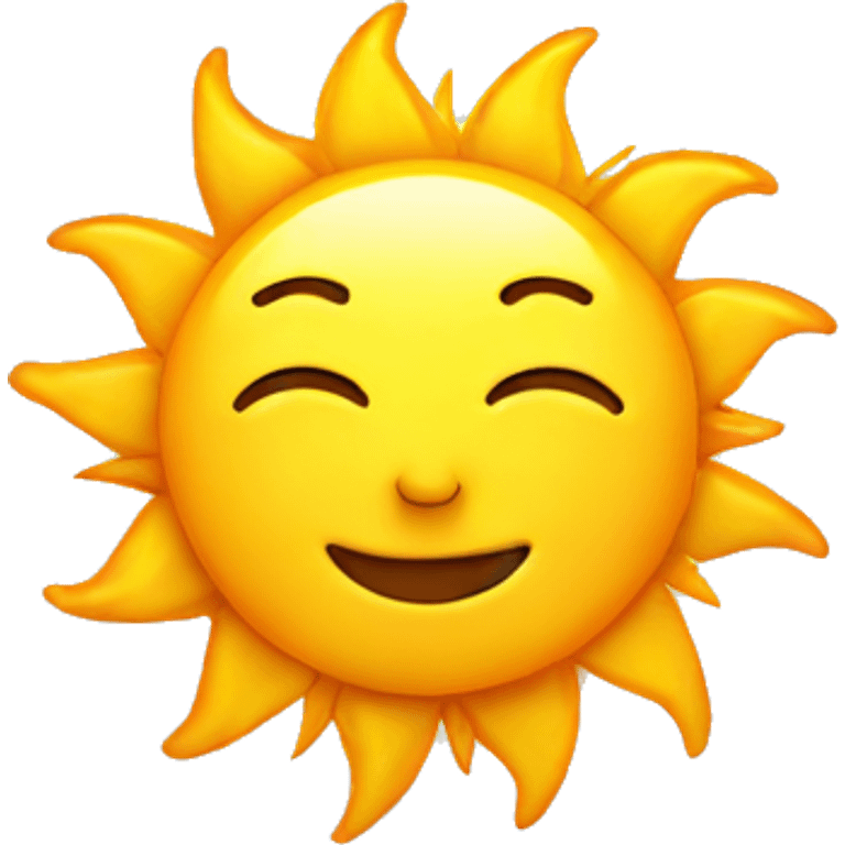 Sun emoji