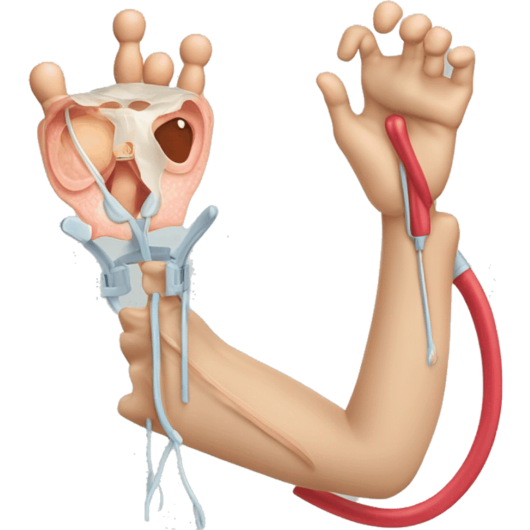 Intravenous cannulation cubital fossa emoji