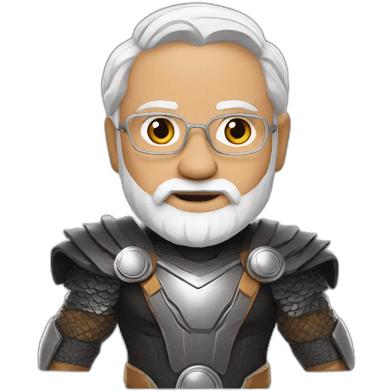 Narendra Modi with thor outfit emoji