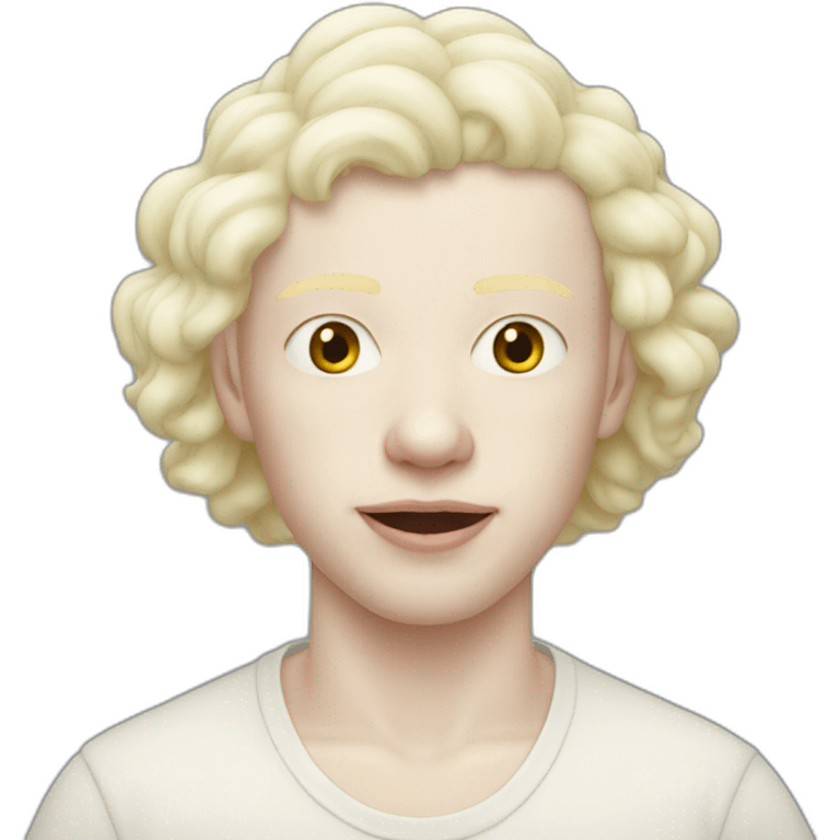 Albinos Cagoulé emoji