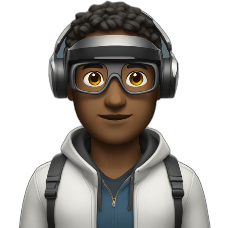 Male VR designer emoji