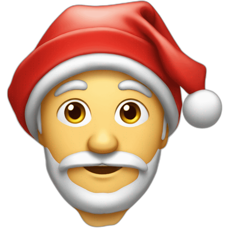 lignac avec un bonnet de père-noël emoji