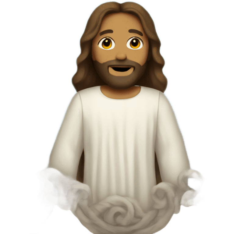 jesus wearing a dress emoji