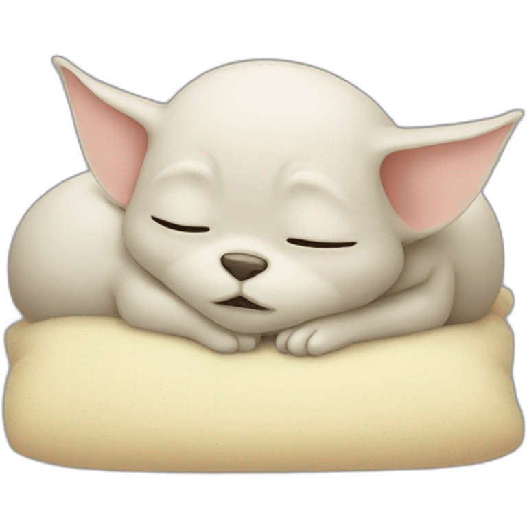 sleeping Grogu emoji