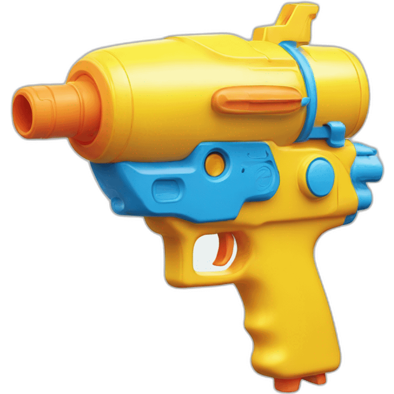 KMS water gun next to head emoji