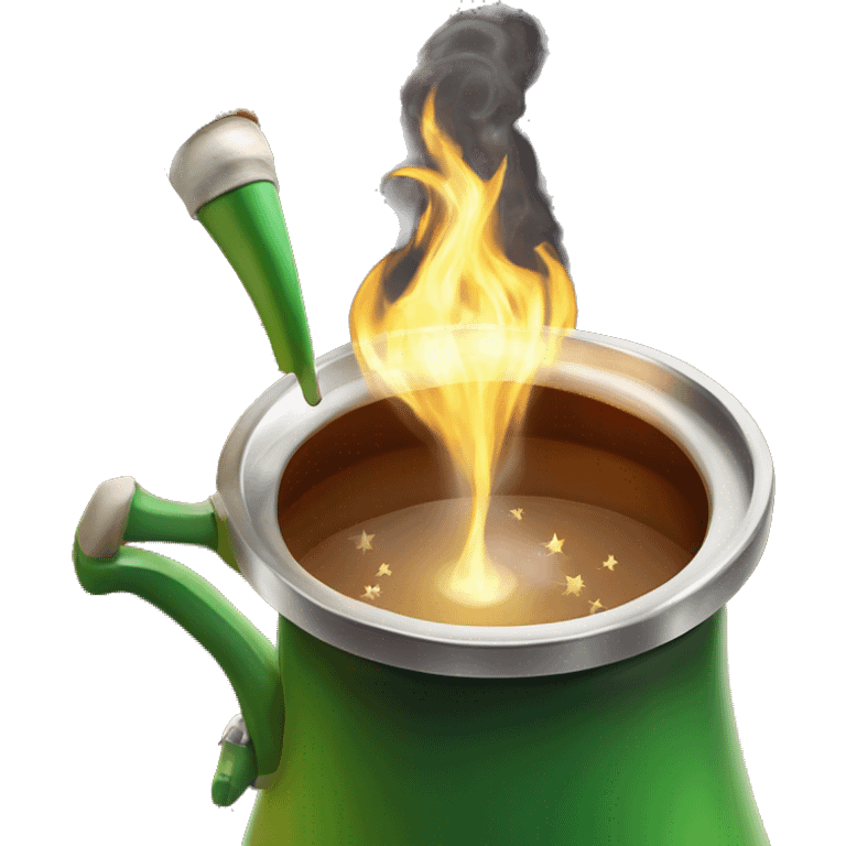 Feuerzangenbowle in Krug  emoji