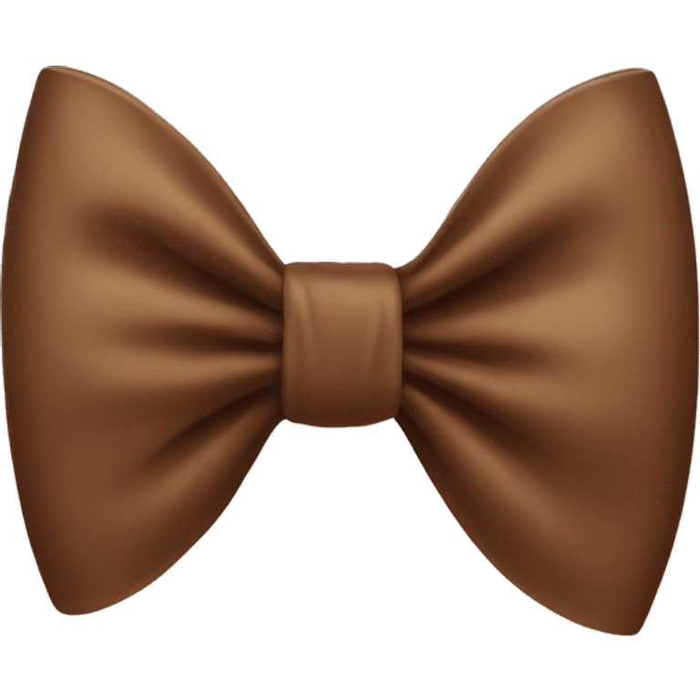 Brown bow emoji