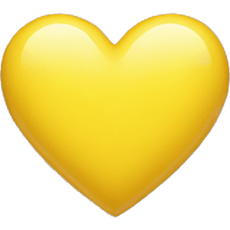 Yellow heart emoji