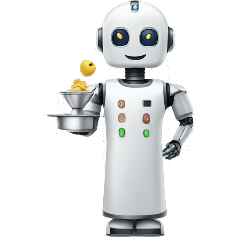 robot waiter emoji