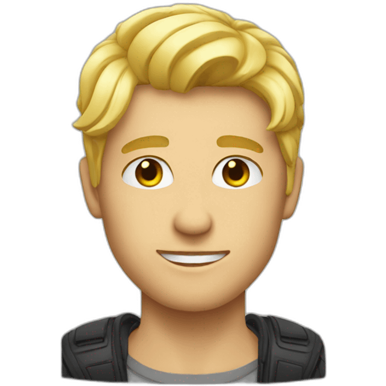 Blonde guy lgbtq emoji