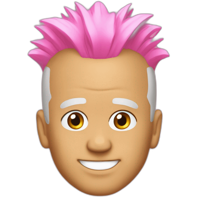 joe biden handsome pink mohawk emoji