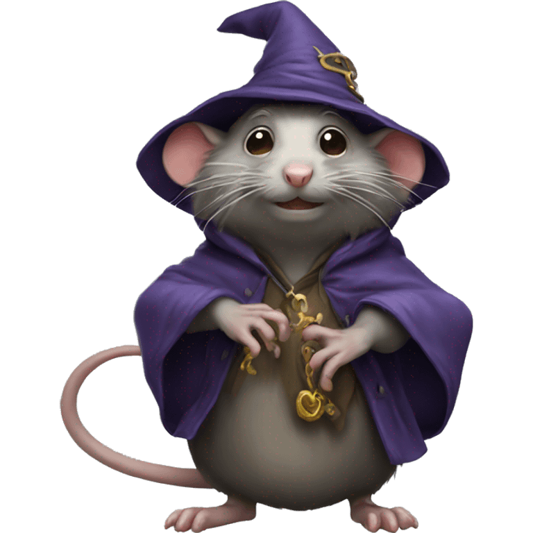 Stinky rat wizard emoji