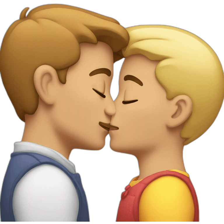 Gay kiss emoji