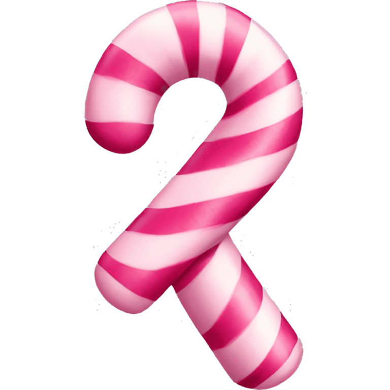 pink candycane emoji