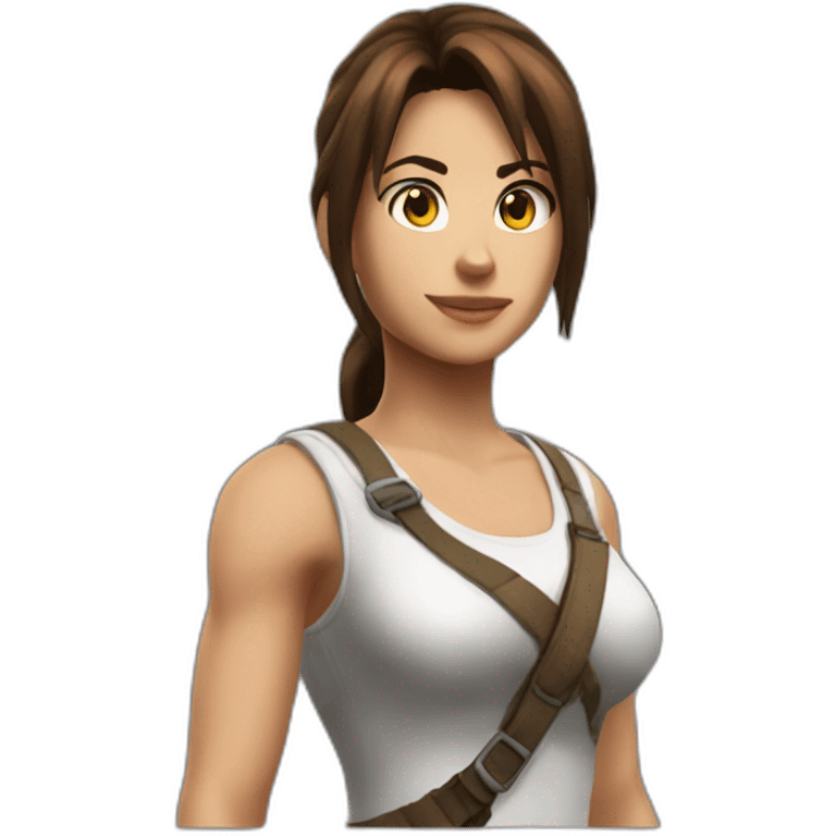 laracroft fullbody emoji