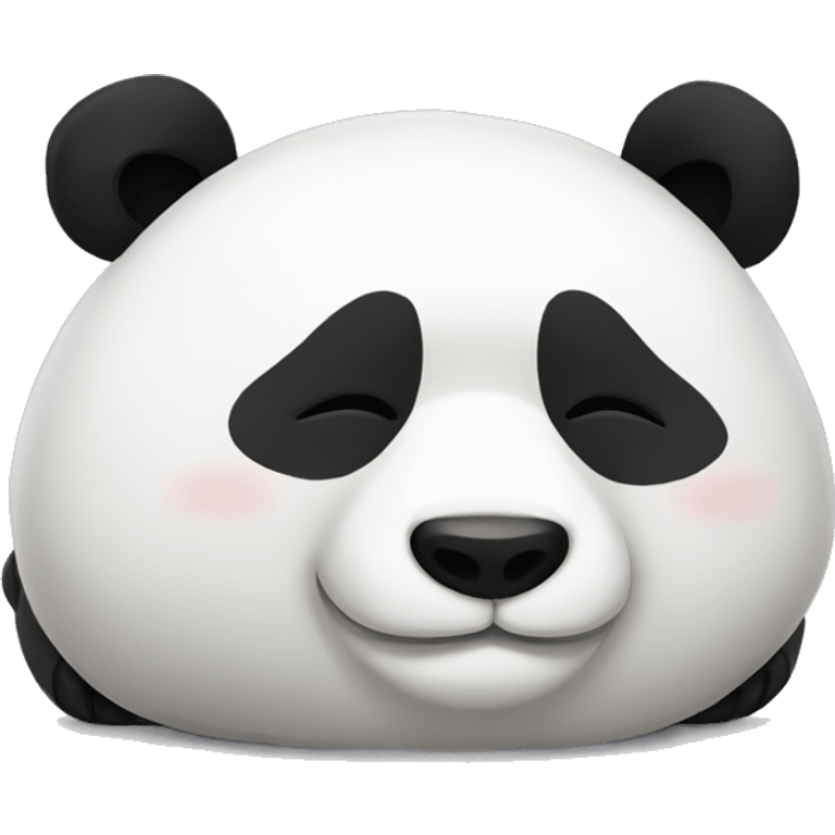 Panda sleeping emoji