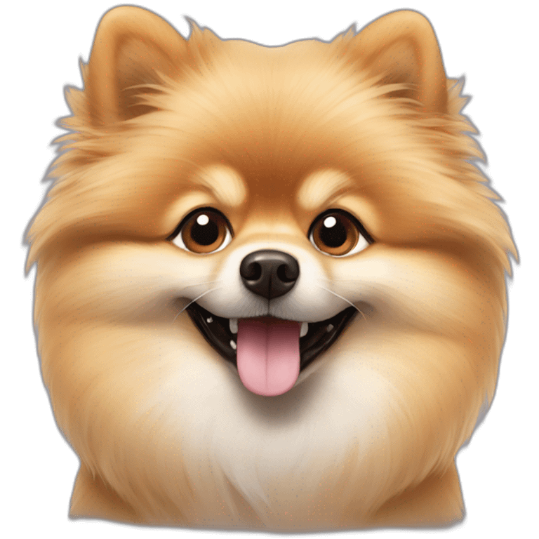 happy pomeranian emoji