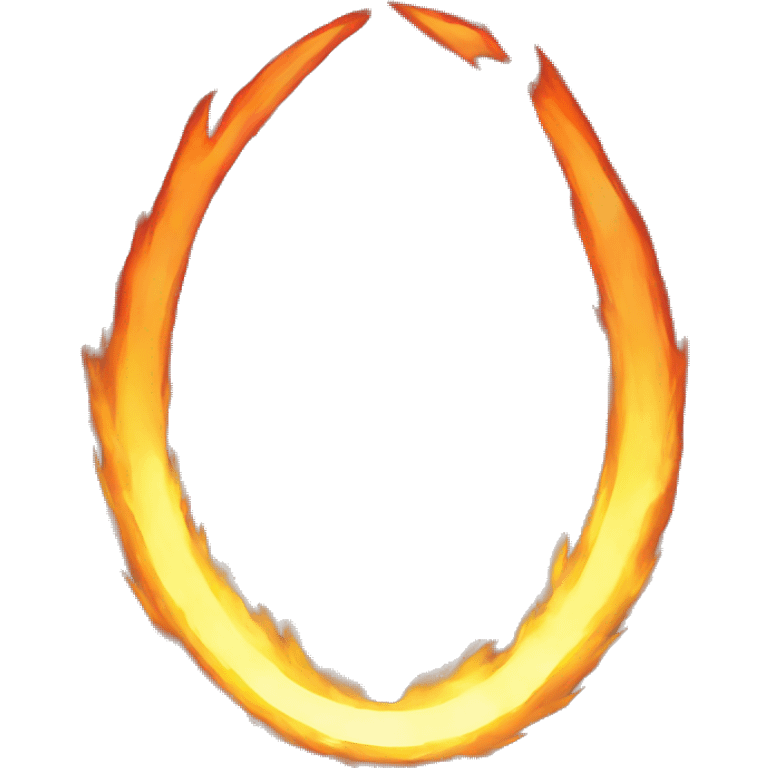 fiery halo emoji