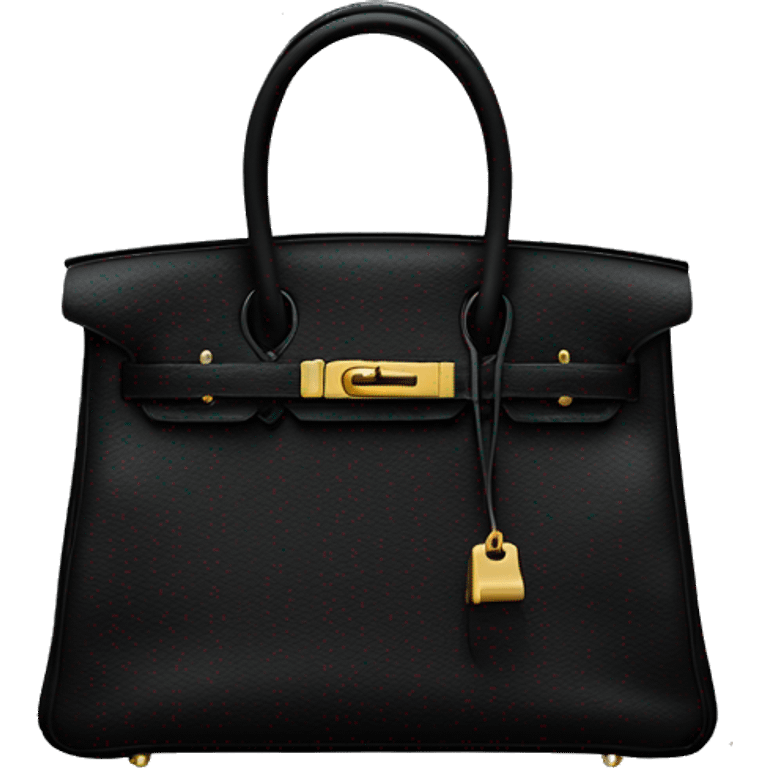 Hermes bag black emoji