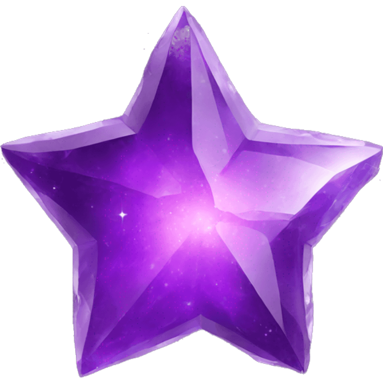 amethyst star stone emoji