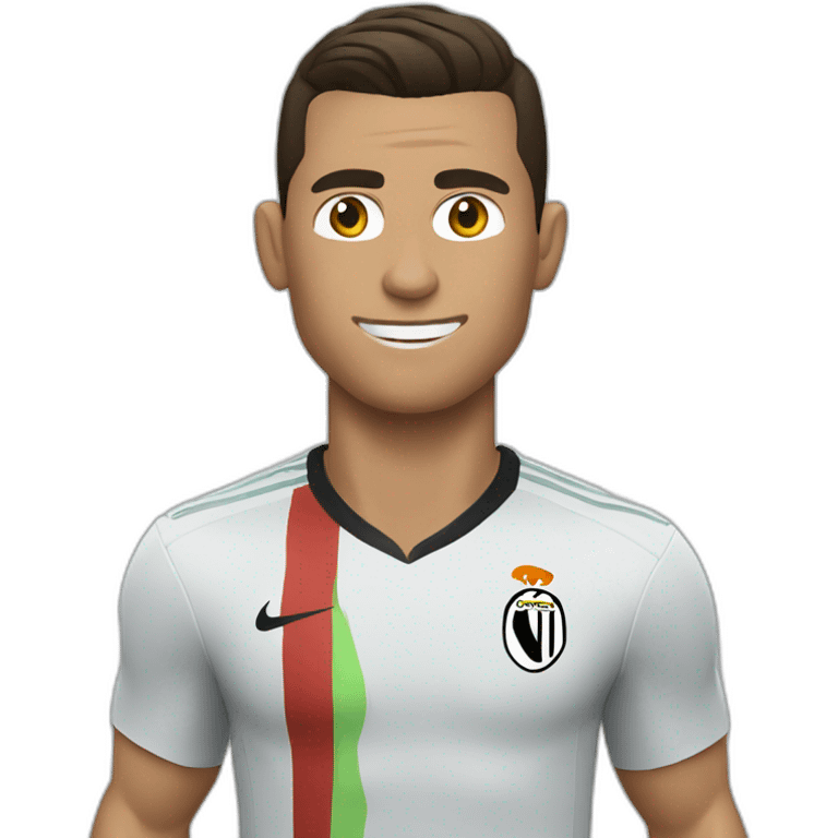 Cr7 haciendo siu emoji