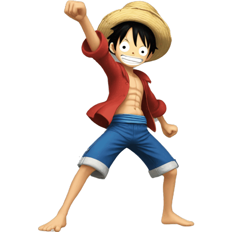 Luffy dancing  emoji