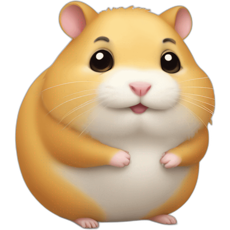 Fat hamster emoji