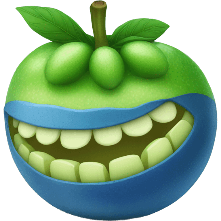 blue razz fruits emoji