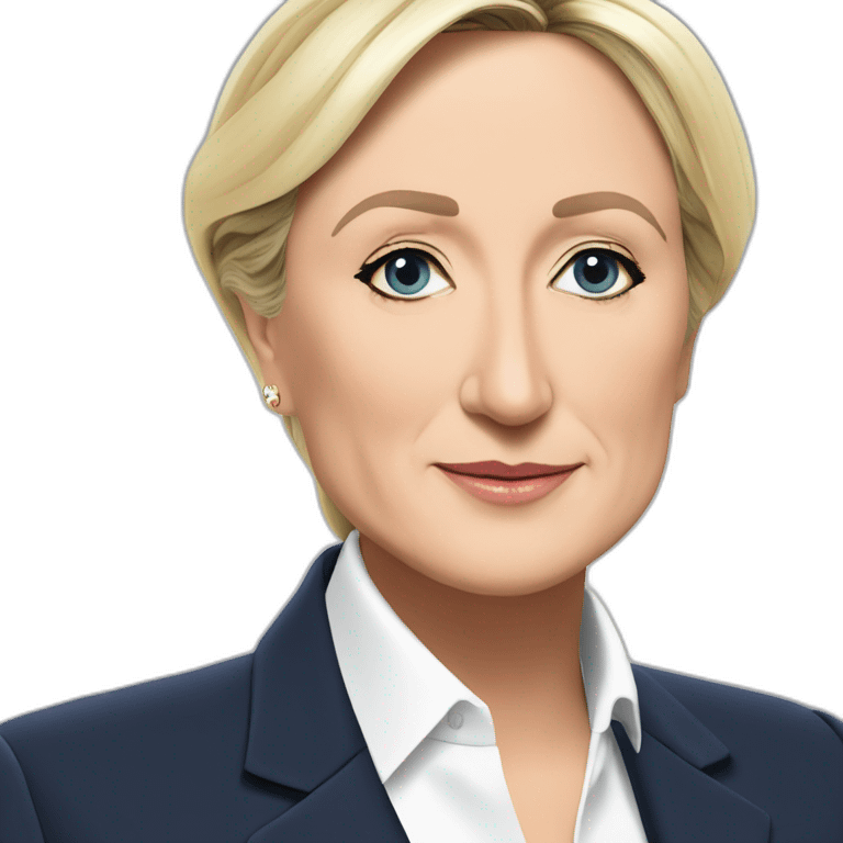 Marine le pen se mariant avec zemmour emoji