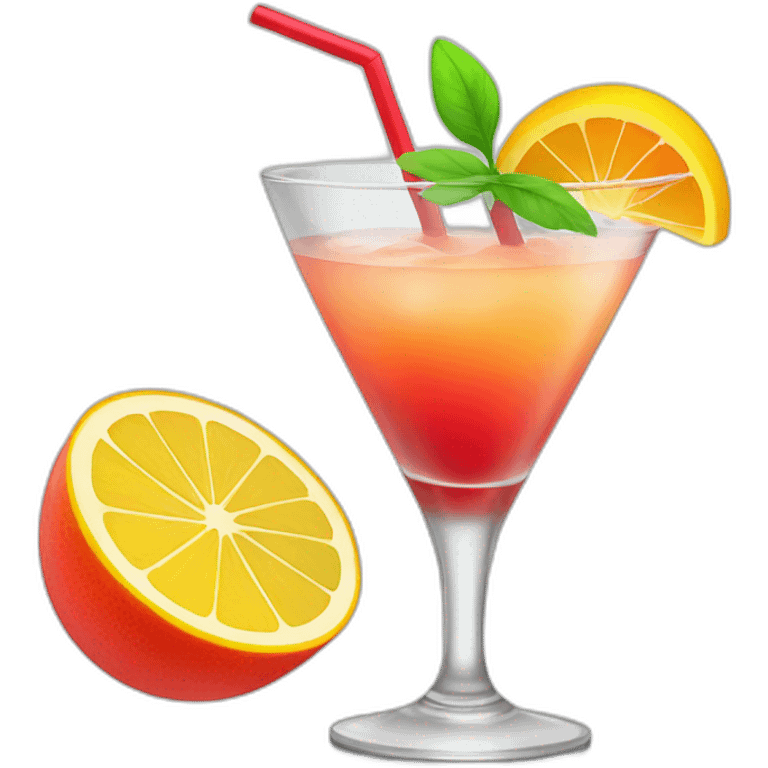 COCTEL COLORIDO emoji