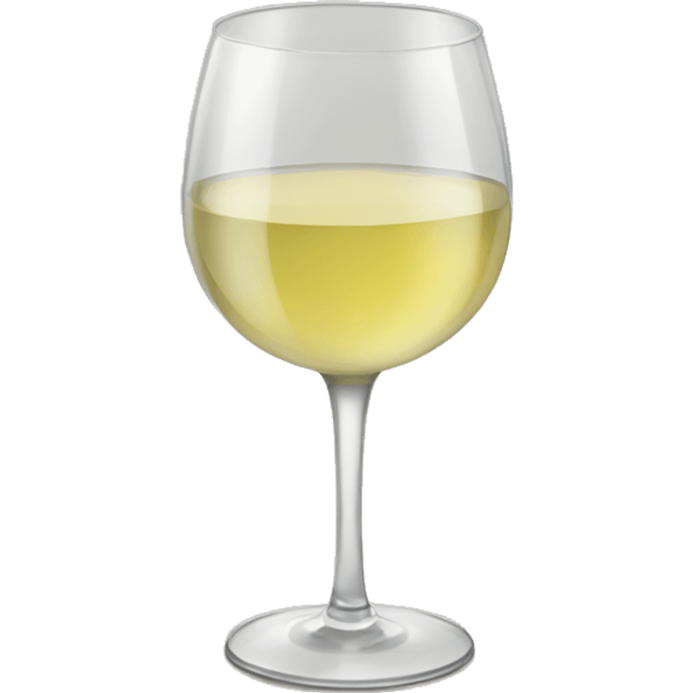 a glass of white wine emoji