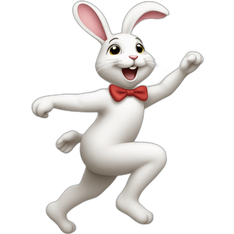 Dancing rabbit emoji