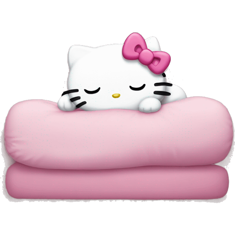 hello kitty sleeping emoji