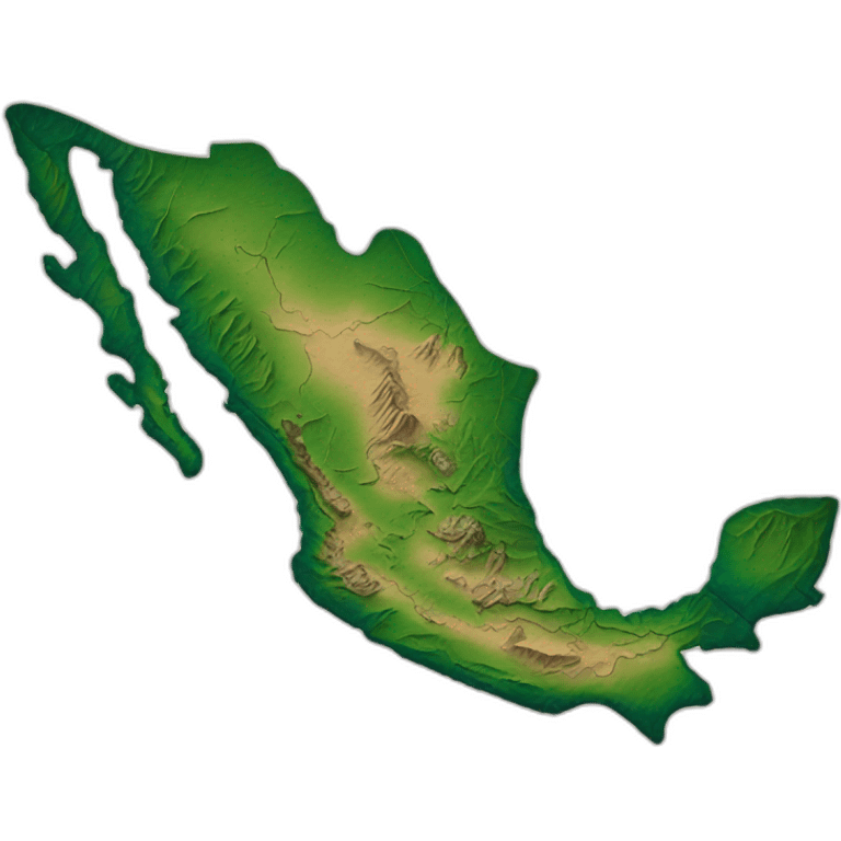 mapa méxico emoji