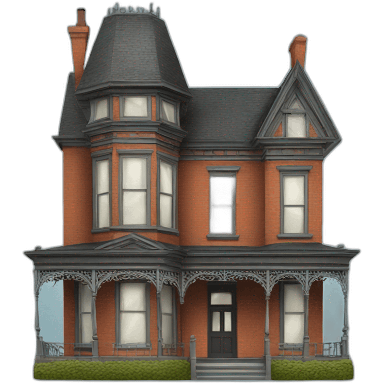 victorian house emoji