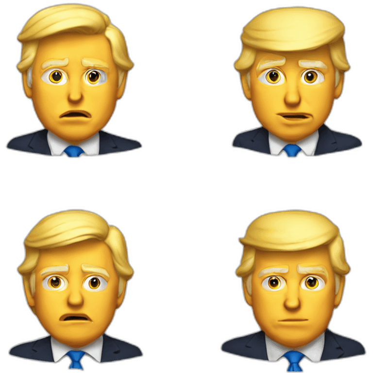 Trump qui se moque emoji