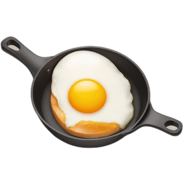 Pan and egg emoji