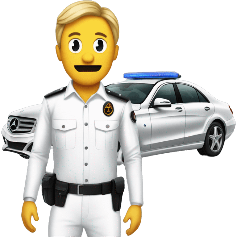 Mercedez Benz Bulletproof Halloween Costume emoji