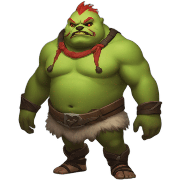 pudge from dota 2 full body emoji