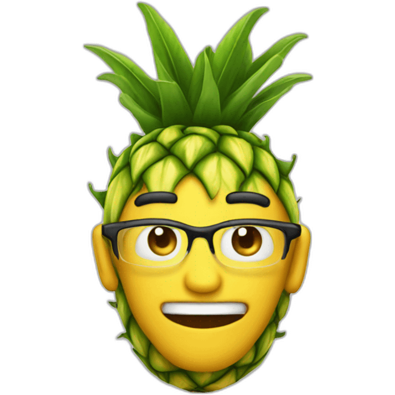 pinaple man emoji