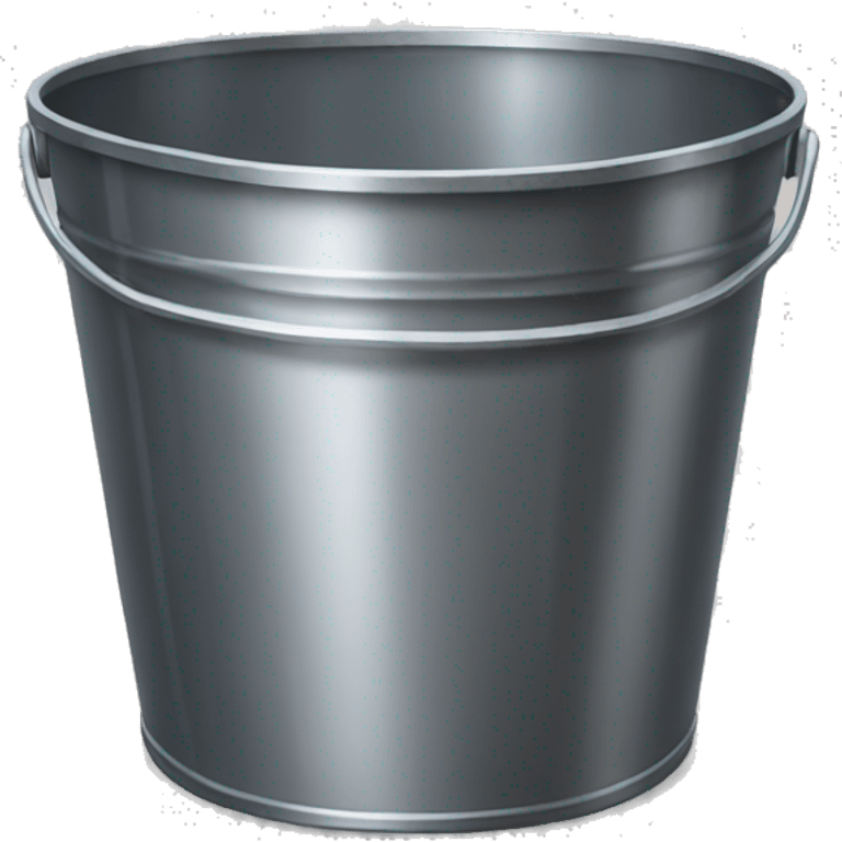 Metal bucket emoji